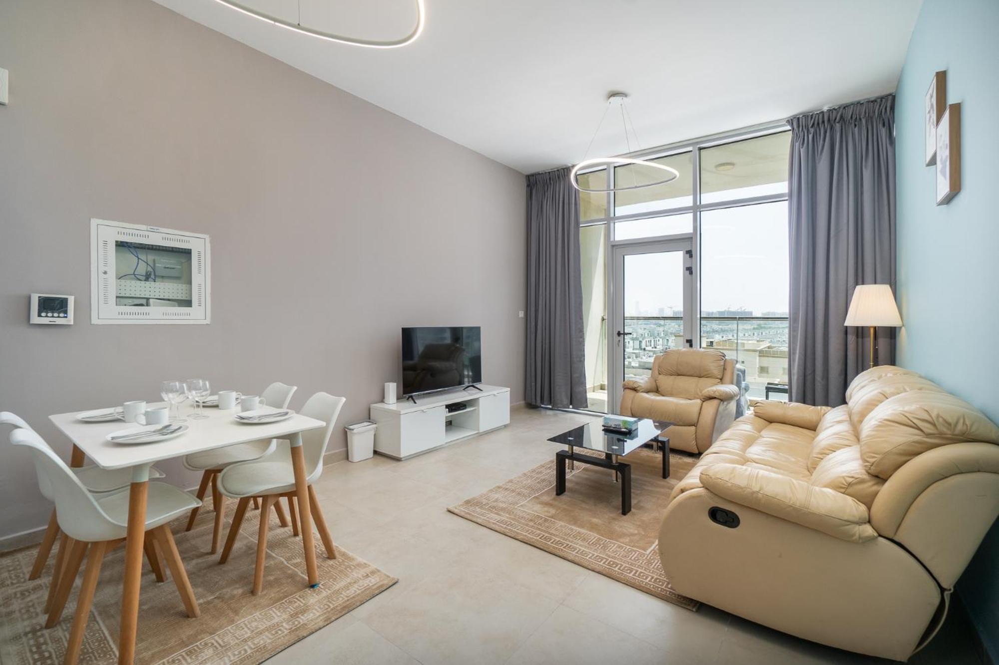 Trinity Holiday Homes - Spacious Modern Living 1Br & 2Br Unique Apartment Dubai Luaran gambar