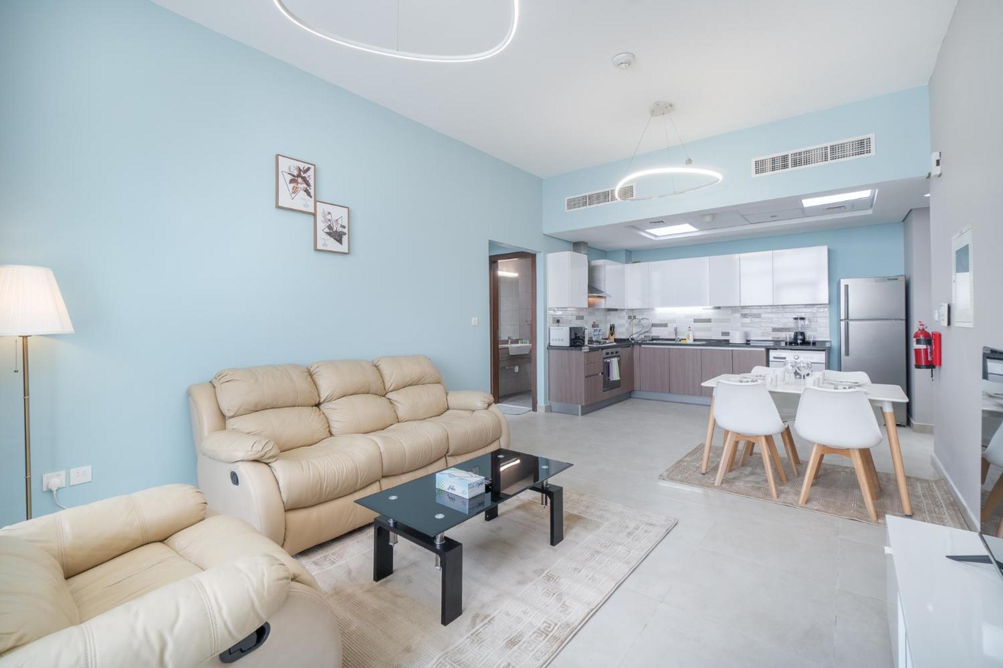 Trinity Holiday Homes - Spacious Modern Living 1Br & 2Br Unique Apartment Dubai Luaran gambar